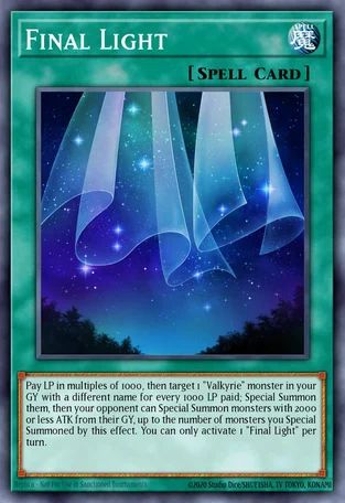 Final Light Yu Gi Oh Card Database Ygoprodeck - Premium Landscape Art - Retina