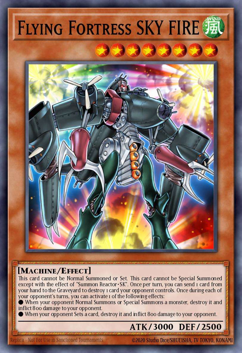 When it comes to determining used bicycle values, there are several venues that you can check. Flying Fortress SKY FIRE - Card Information | Yu-Gi-Oh