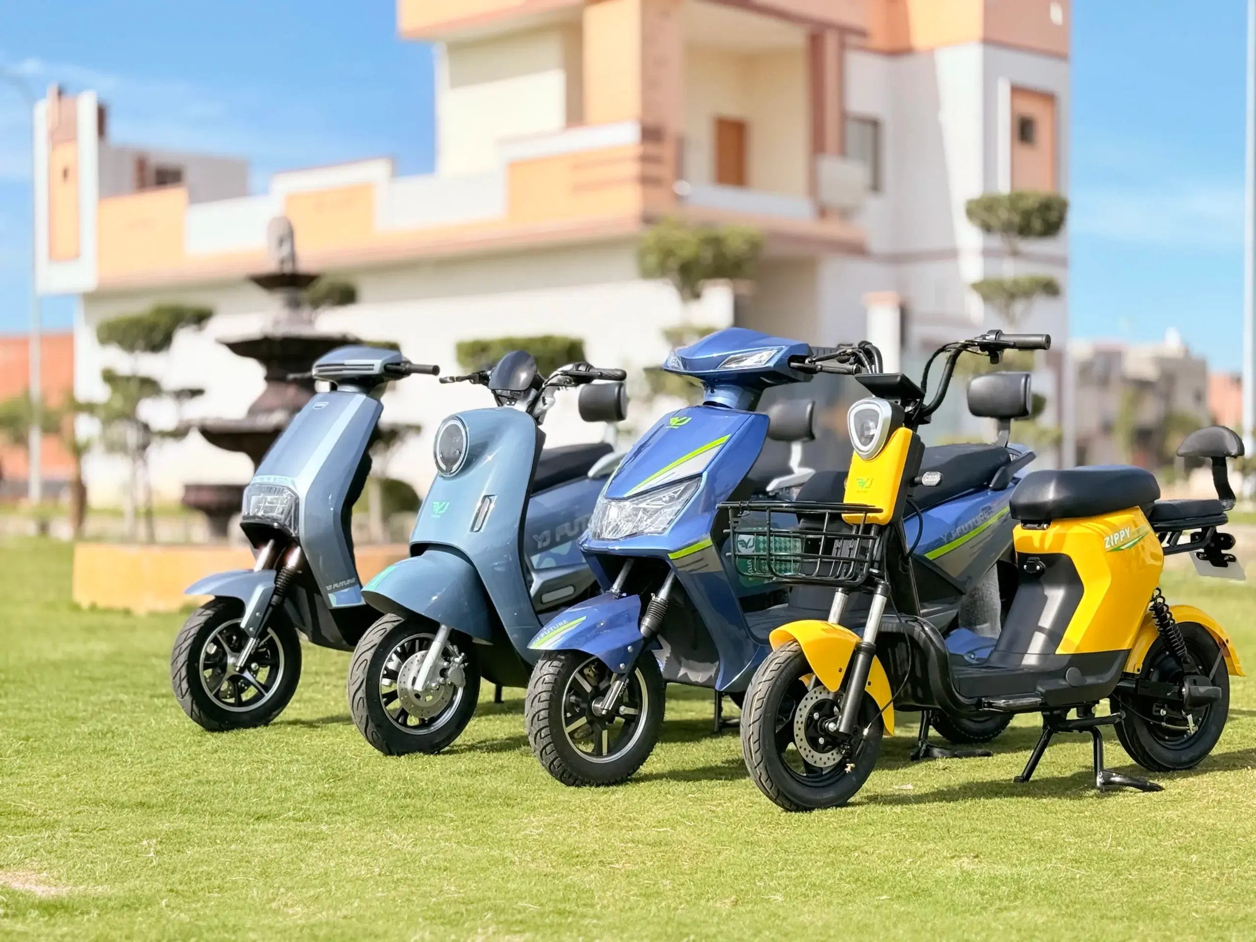 YJ Future electric bikes lineup