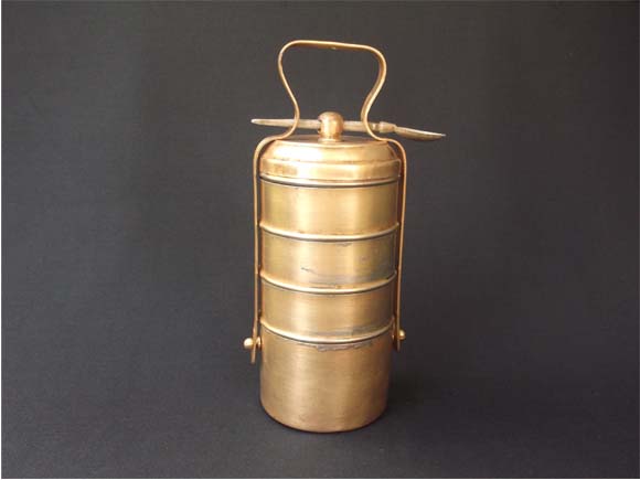 Image result for old brass tiffin