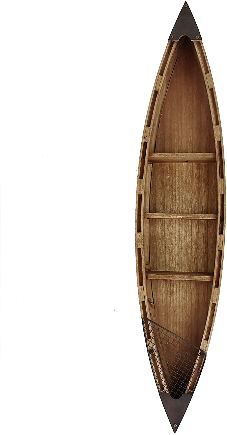 Wooden boat decor