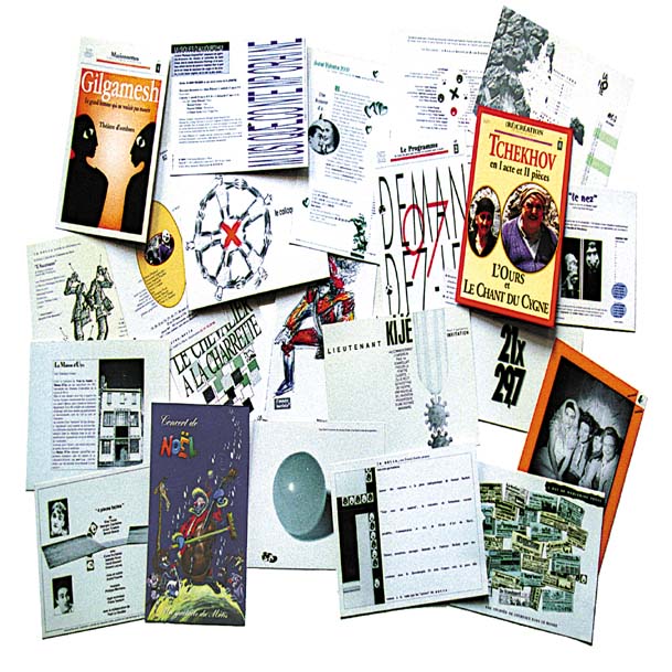 ensemble de documents pour le théâtre