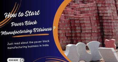 paver block manufacturing business