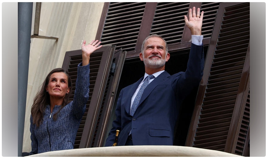 Reyes de España visitan Ceuta tras crisis migratoria en la frontera con Marruecos