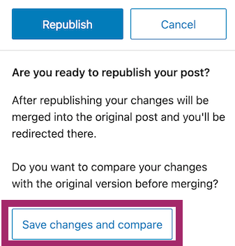 save changes My Business Web Space