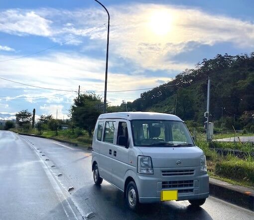 軽バンキャンプ車旅へ