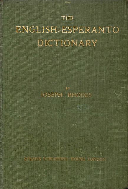 英語-エスペラント語辞典　（英）THE ENGLISH-ESPERANTO DICTIONARY