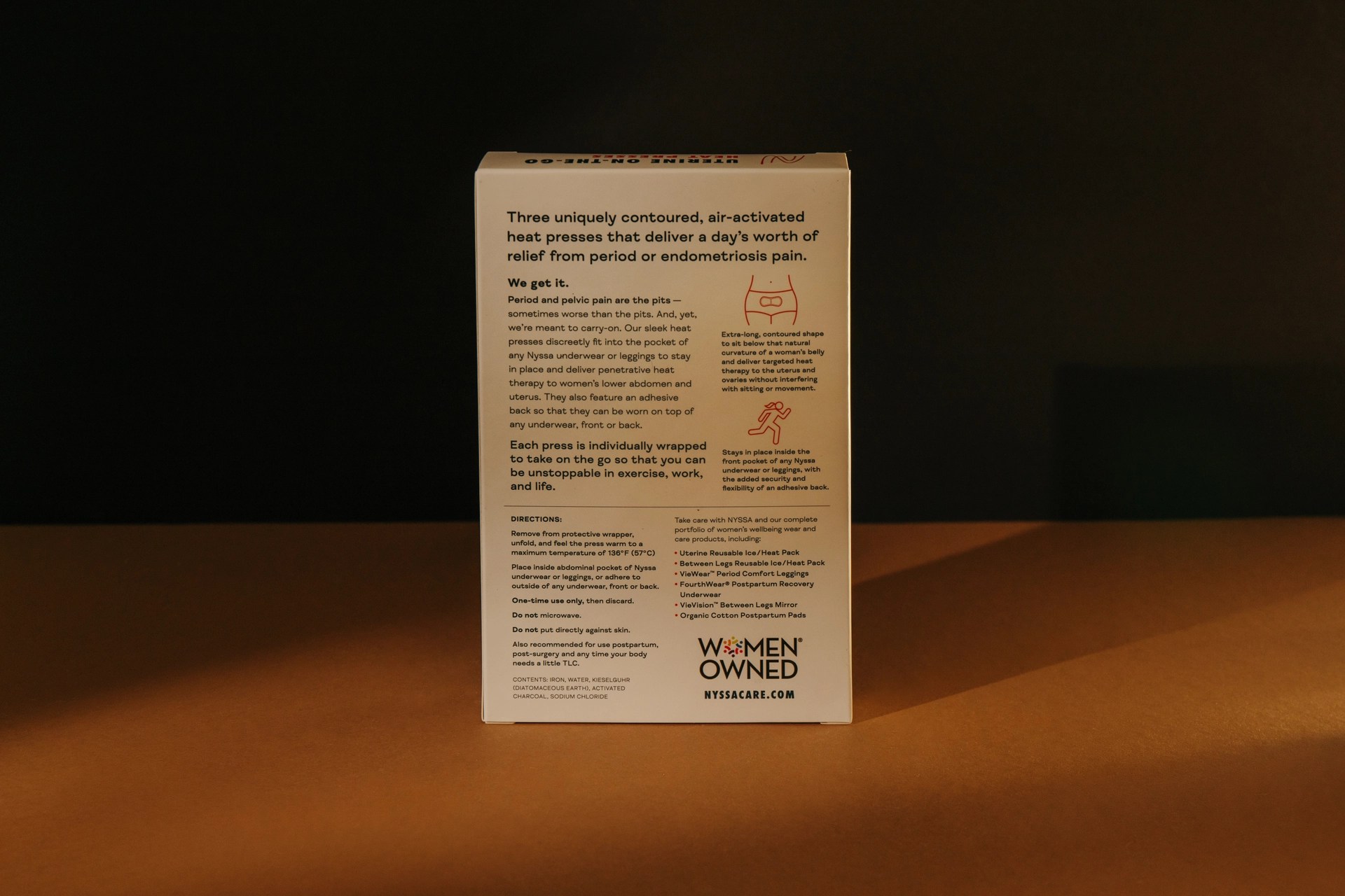 Uterine On the Go Heating Presses