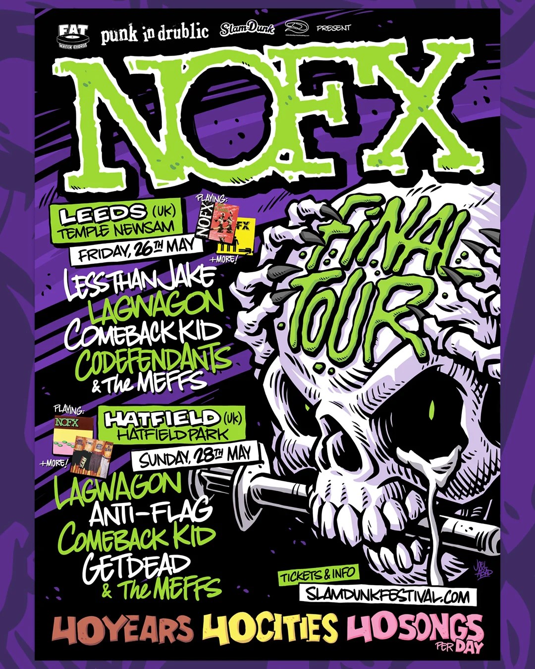 送料無料【新品未使用】NOFX 公式 ラストライブ　ポスター　3枚セット　ラスト NOFX THE FINAL SHOWS POSTER 3枚セット ラストライブ