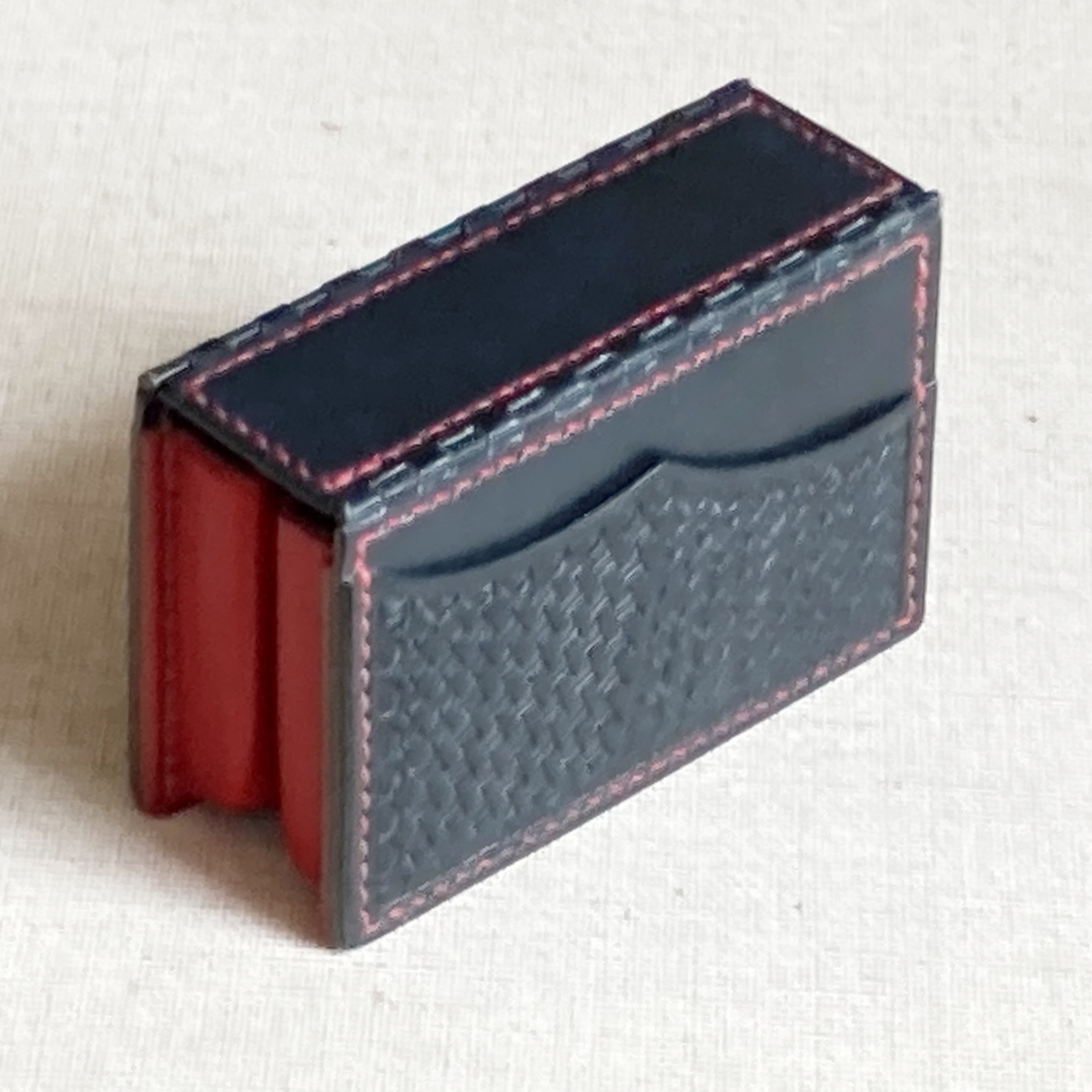 完成です・オーダーメイドカードケース