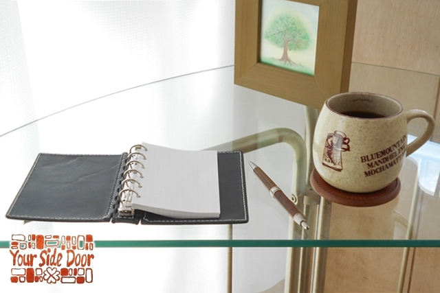 ミニ６穴 レザー蝶番のシステム手帳 Navy 2