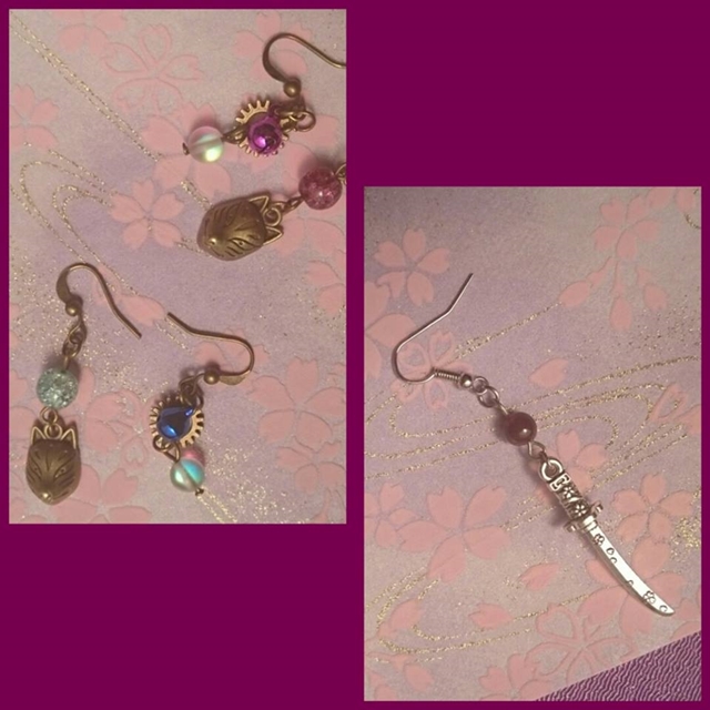 幻想図書館の手作りアクセサリー