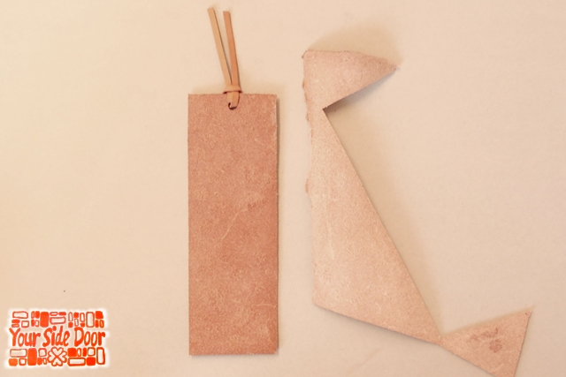 床（革の裏側）磨きの体験もありました