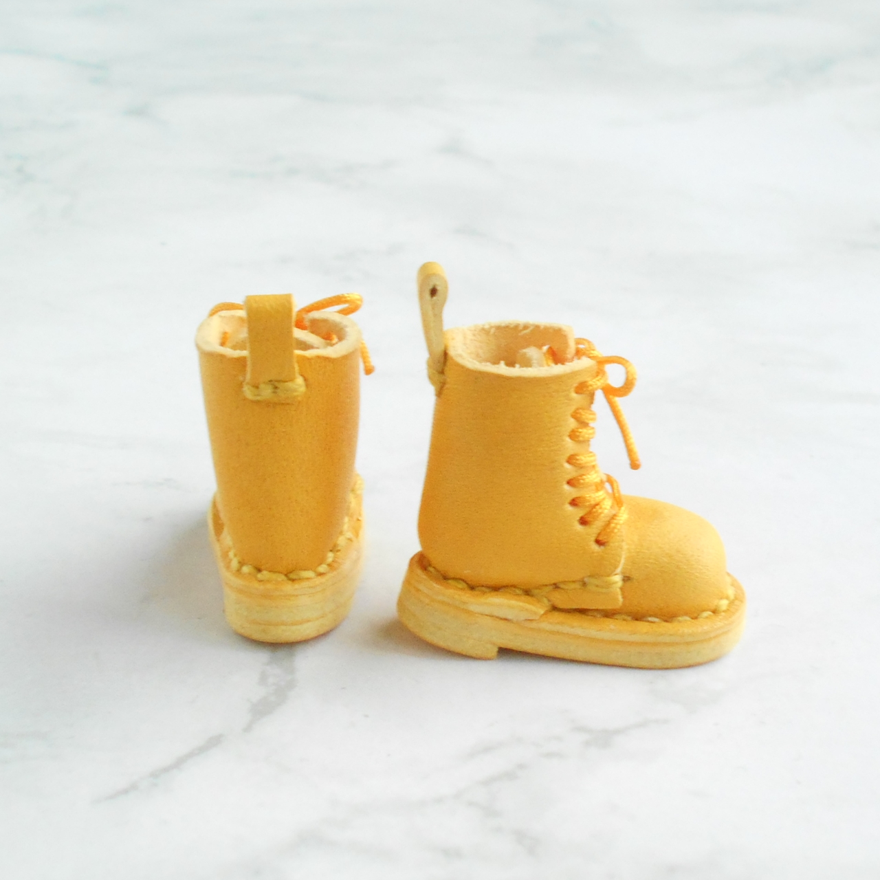 5個限カラーのぶち編み上げブーツ手作りキット