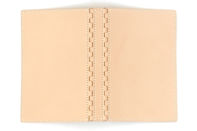 バイブル レザー蝶番のシステム手帳 Natural 3