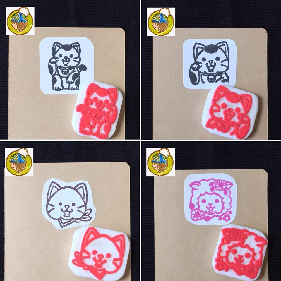 a-bow の消しゴムはんこ1