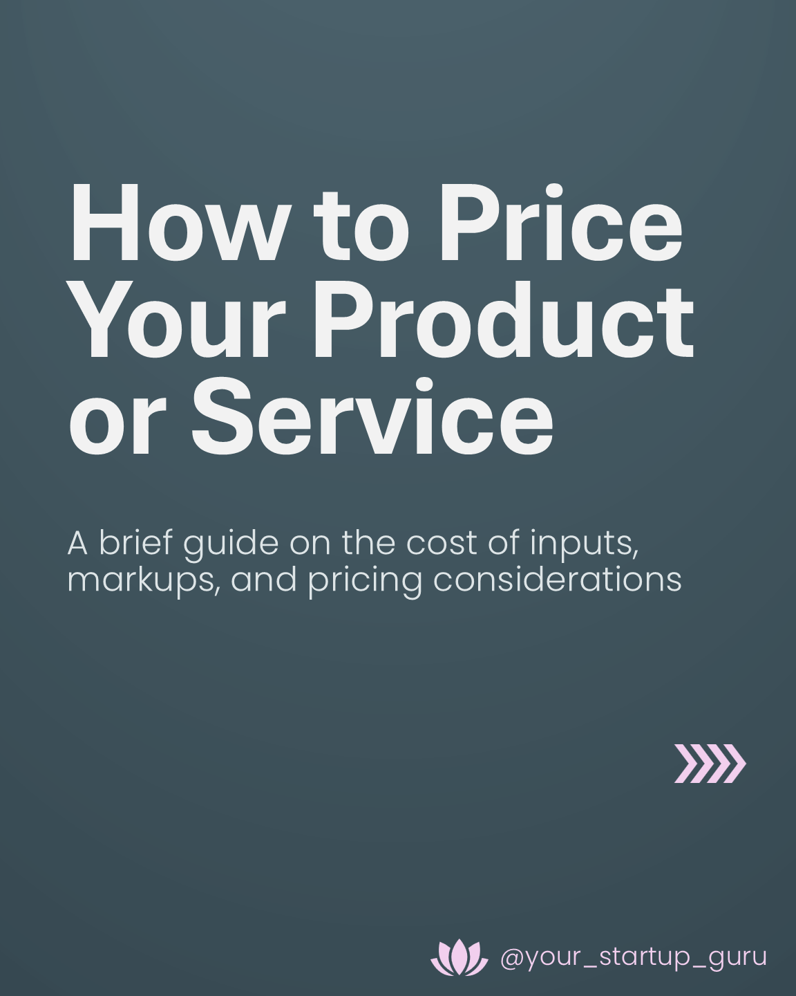 How to Price your Product of Service cover image