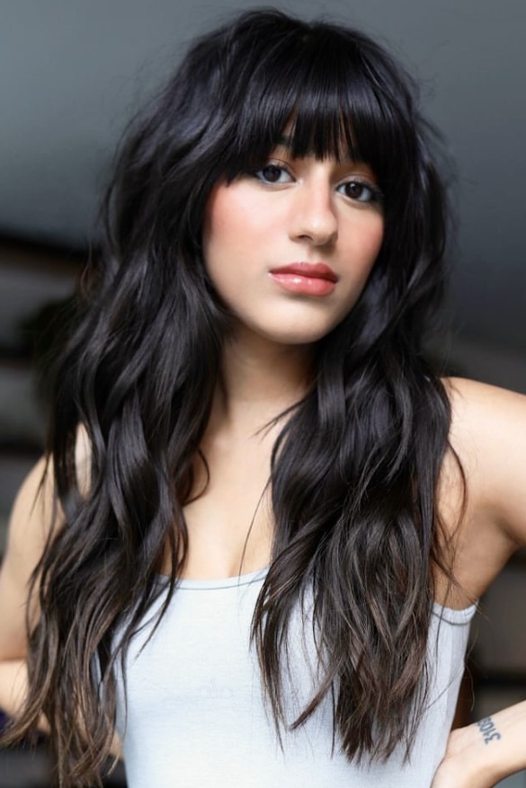 30 trendy fringe haircuts and hairstyles for women to try