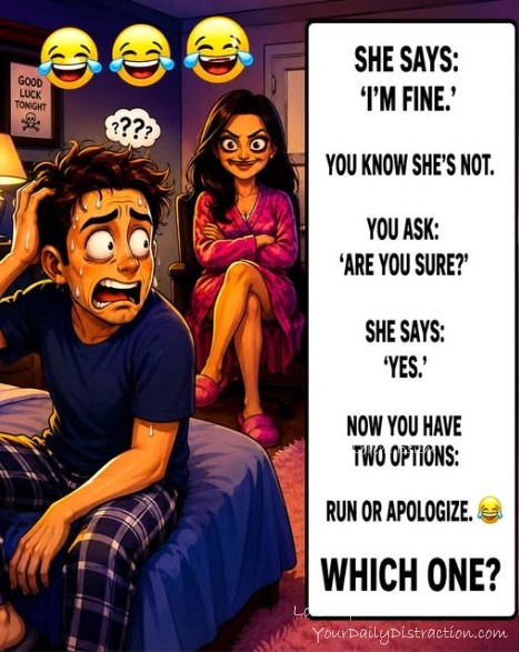 "I am fine" She Says...