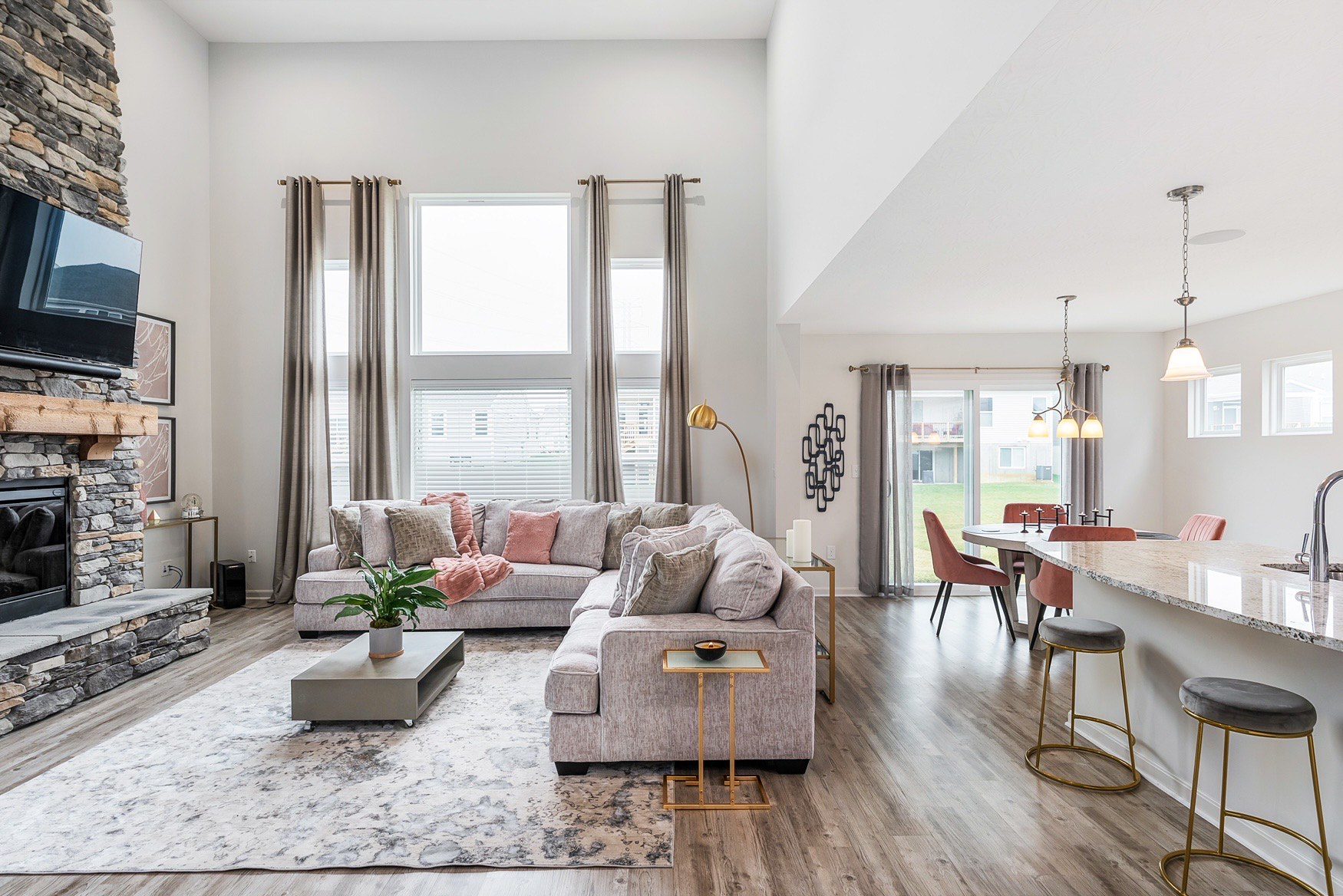 interior living space designed by Your Design Partner in Miramar FL