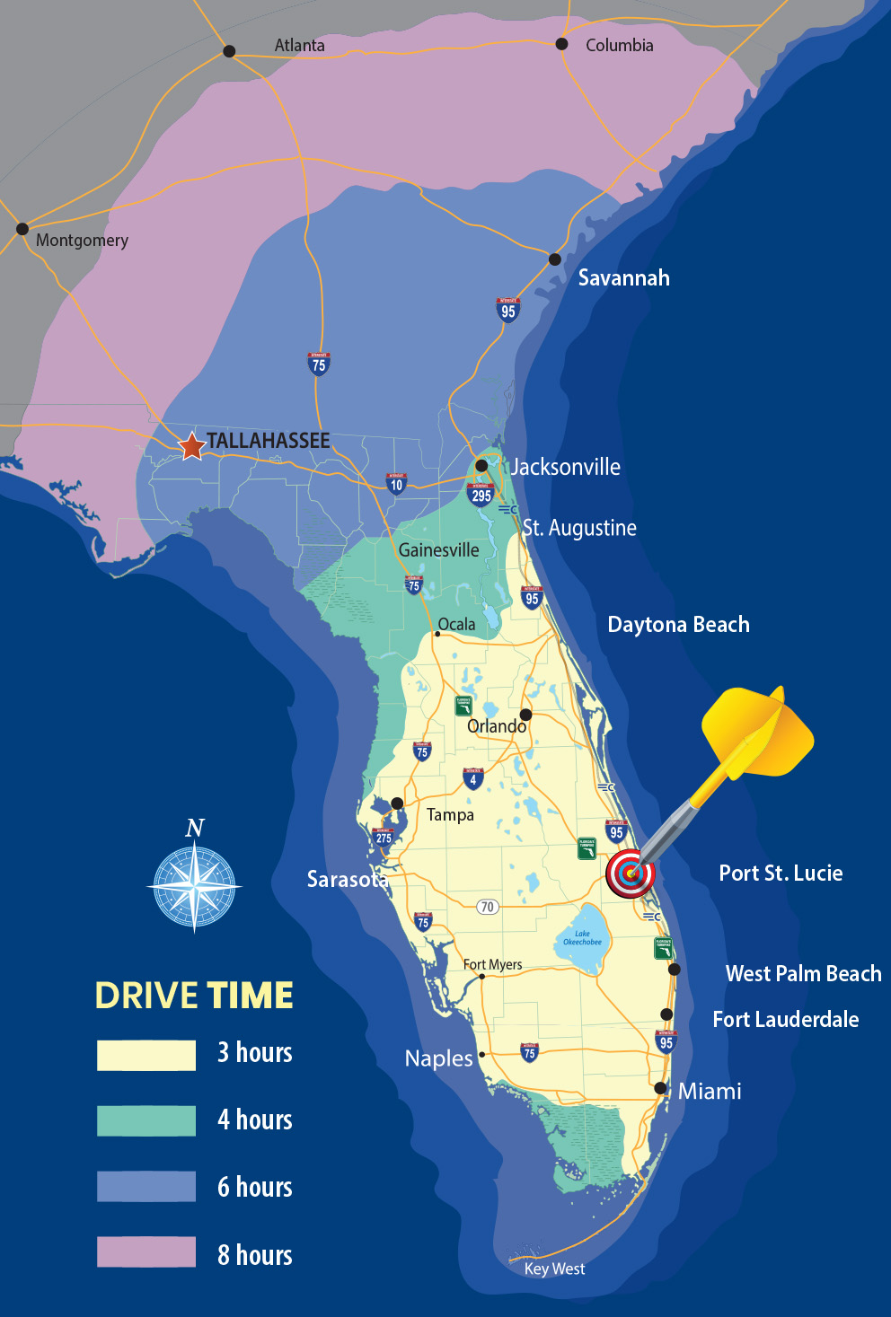 St Lucie County EDC Drivetime Map2 