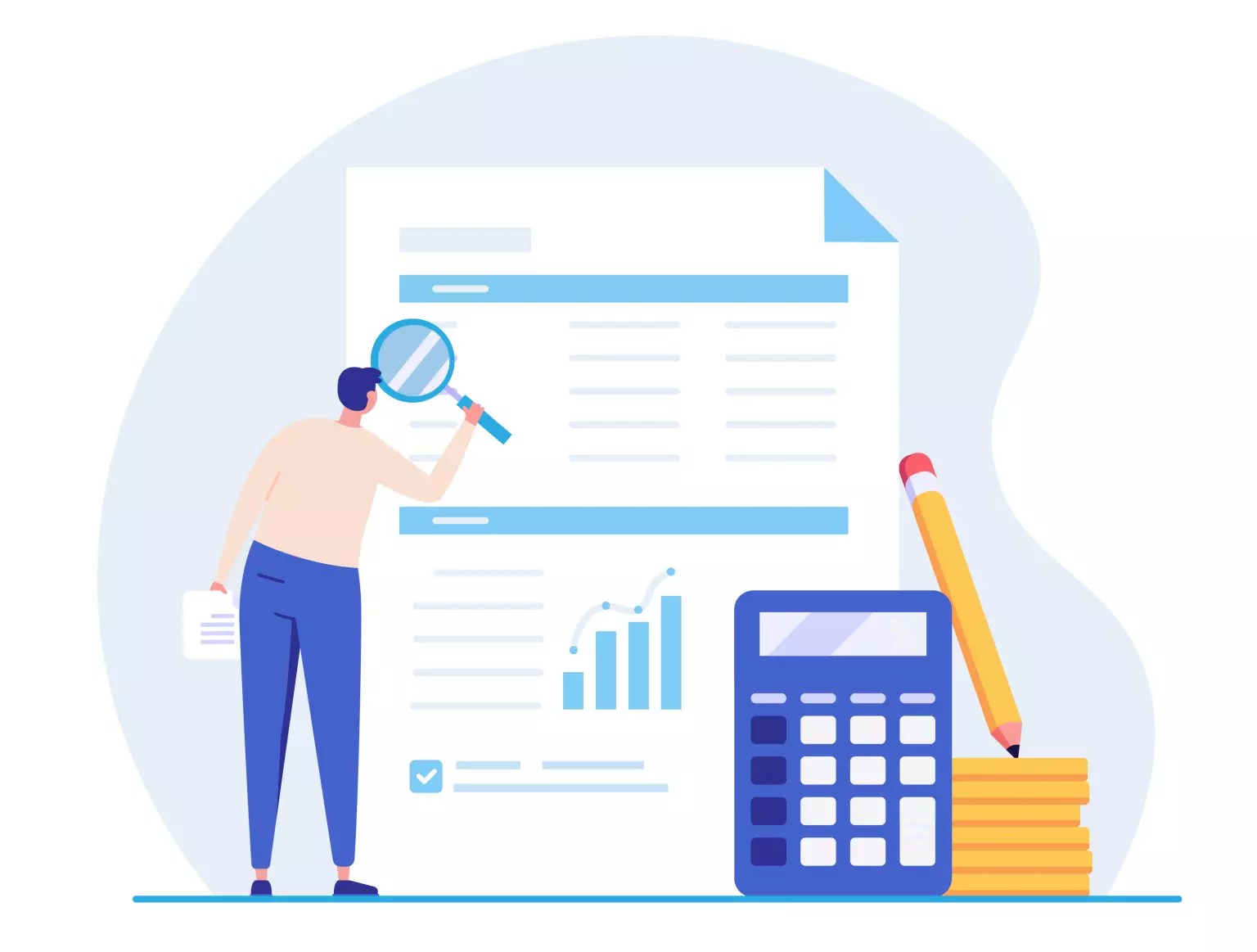 Financial-Audit-vector