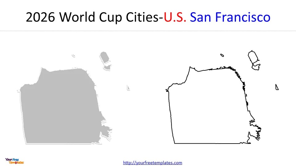 World Cup 2026 Cities Map Page 3 Of 4 Free PowerPoint Template 2026 World Cup Cities 11 
