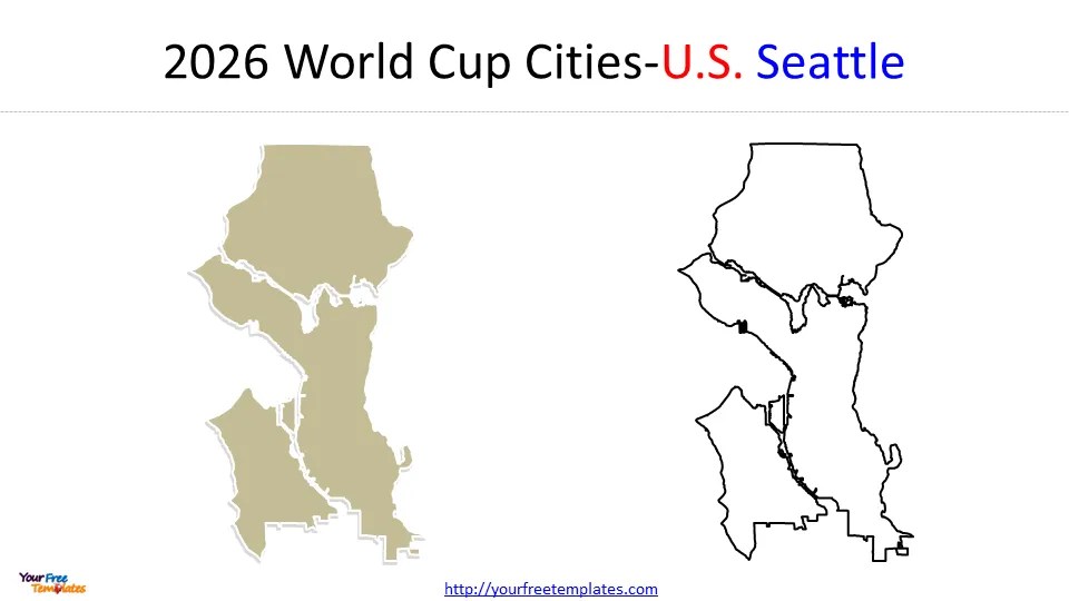World Cup 2026 Cities Map Page 3 Of 4 Free PowerPoint Template 2026 World Cup Cities 12 