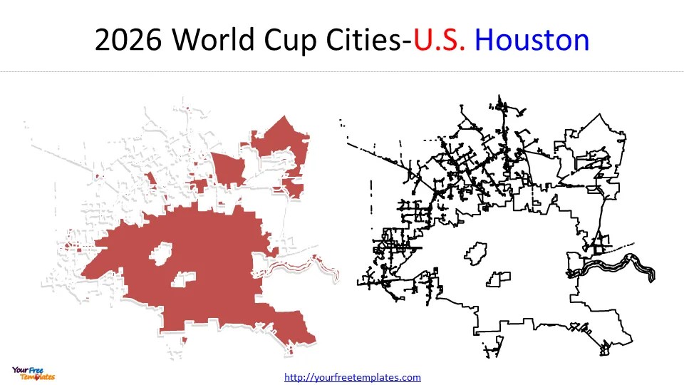 World Cup 2026 Cities Map Page 2 Of 4 Free PowerPoint Template 2026 World Cup Cities 5 