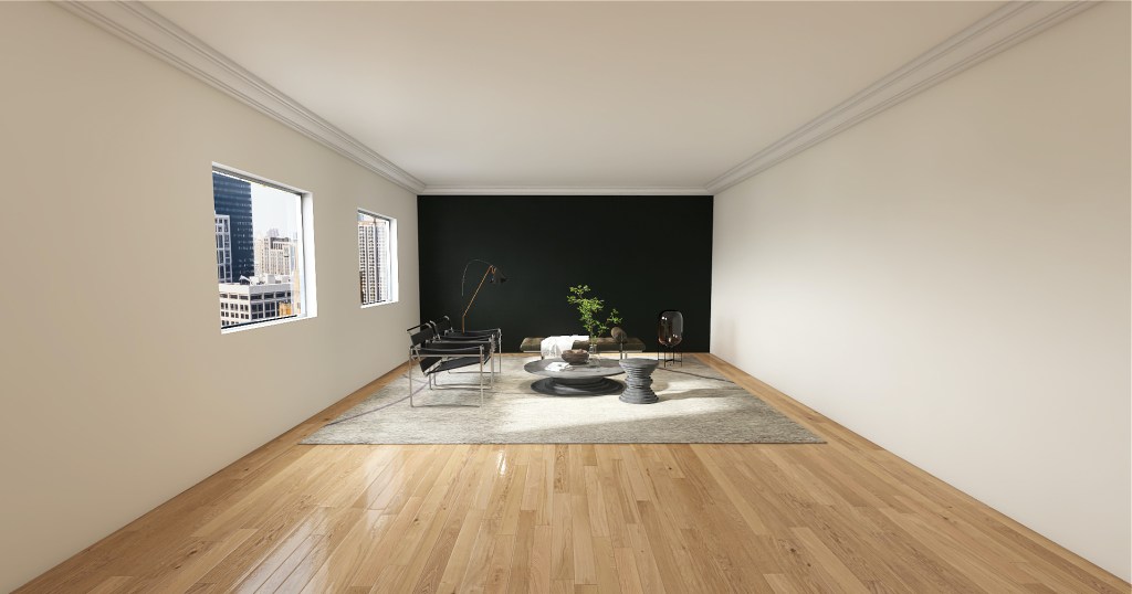 to make room look shorter apply paint in darker tones on the back wall