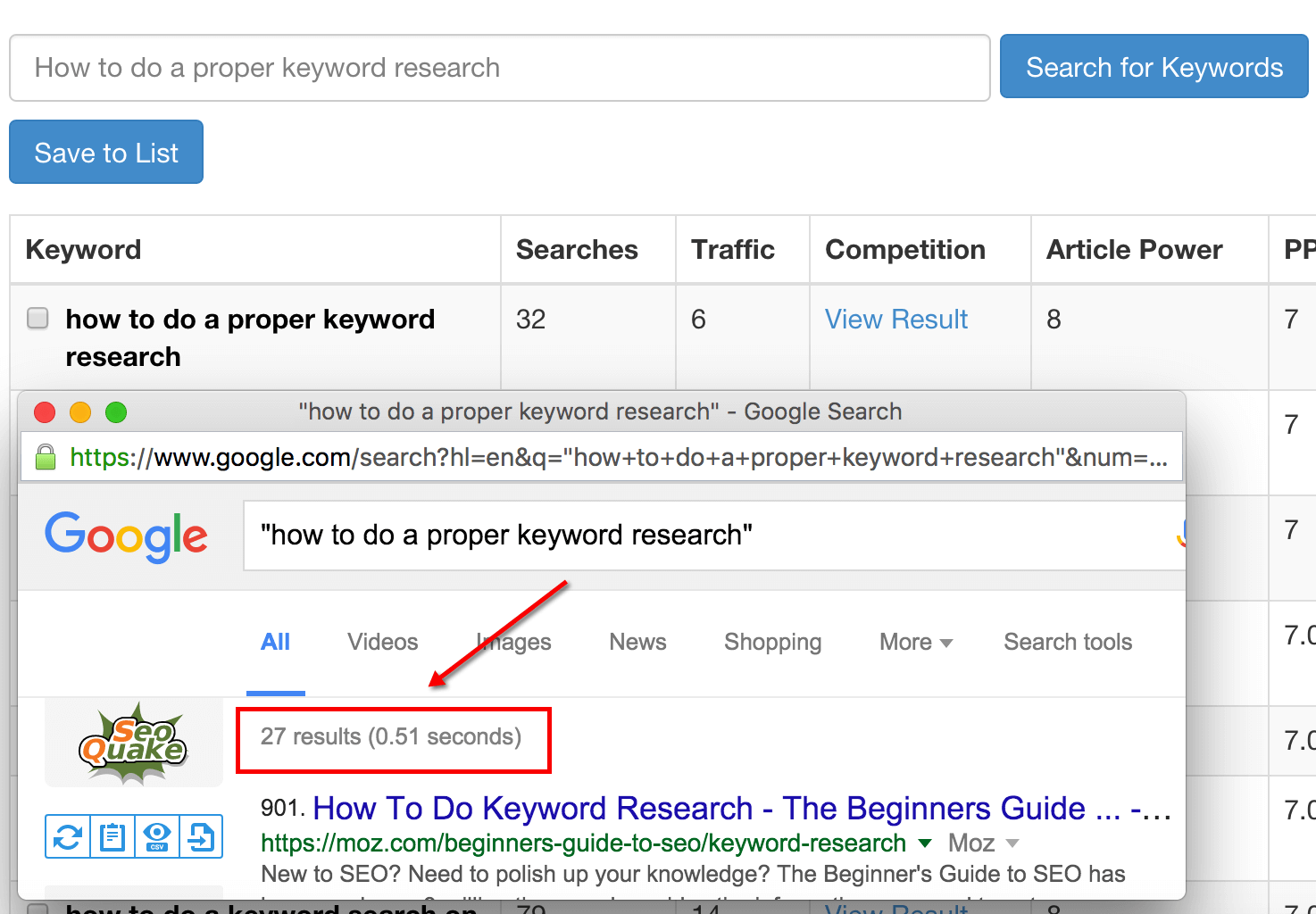 How to do a proper keyword research