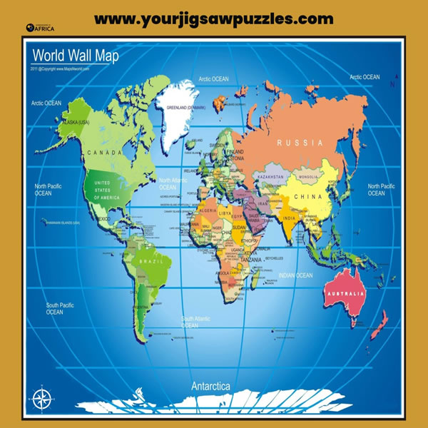 world map yourjigsawpuzzles