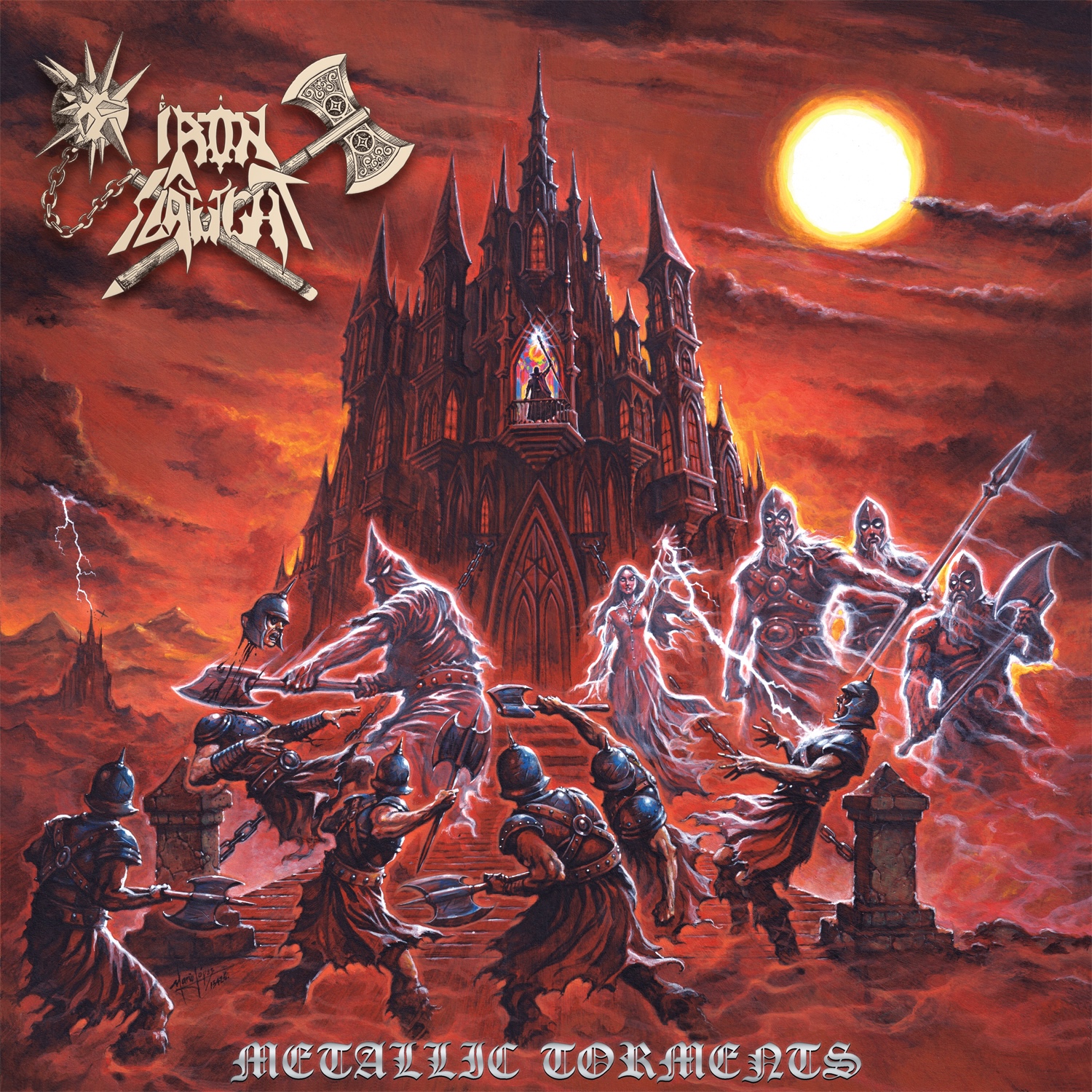 Iron Slaught - Metallic Torments cover