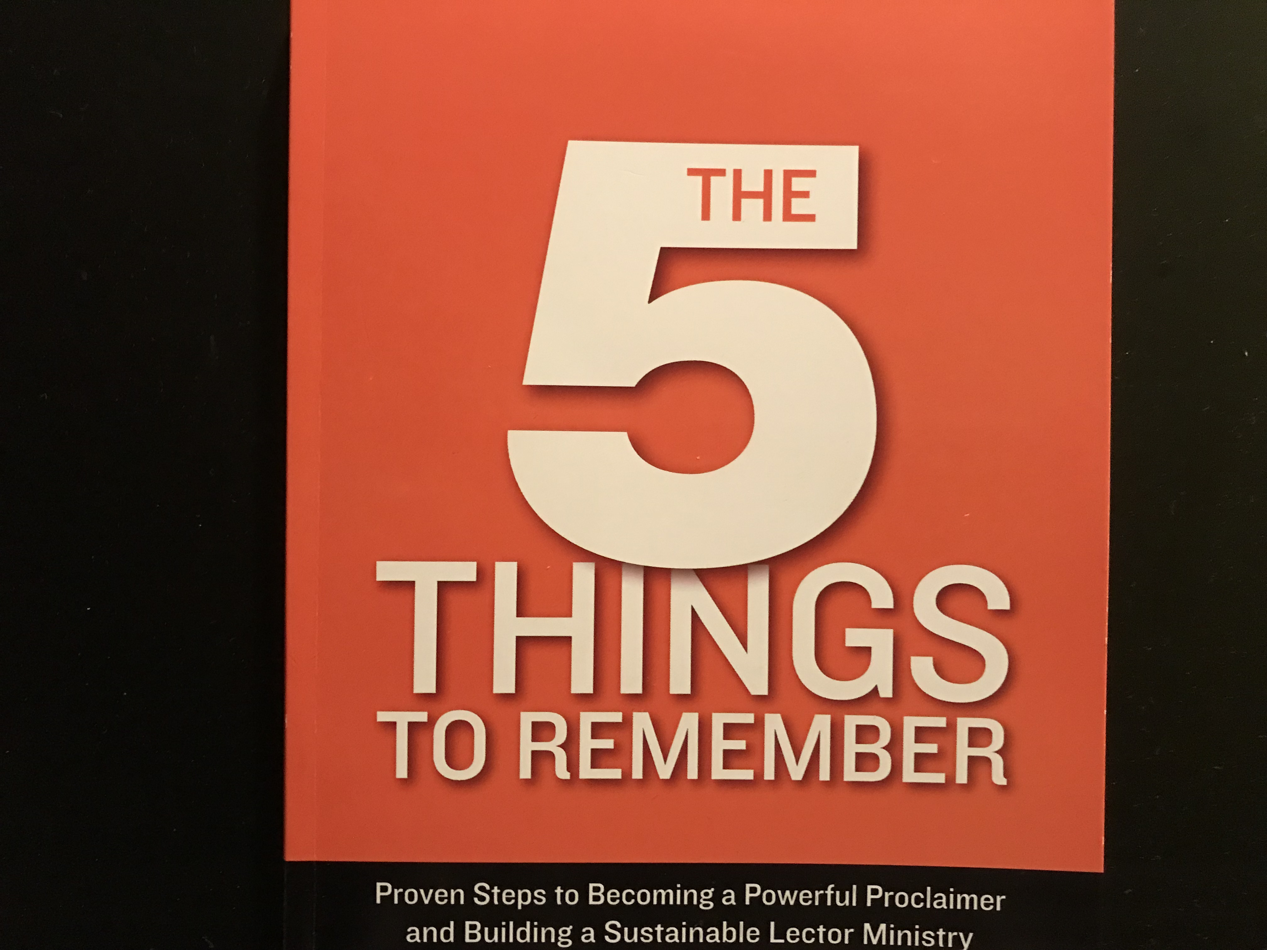 The 5 Things to Remember (Digital version)