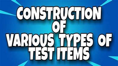 Test Items in History