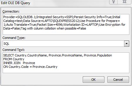Tables' Edit Query Dialog - yoursumbuddy