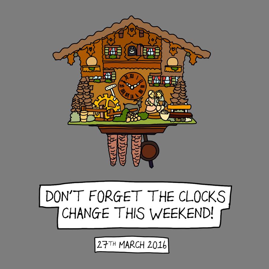 Damn you Daylight Savings! One hour less sleep this weekend…