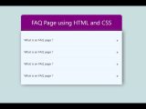 How To Create Faq Page Using Html And Css Youths Forum