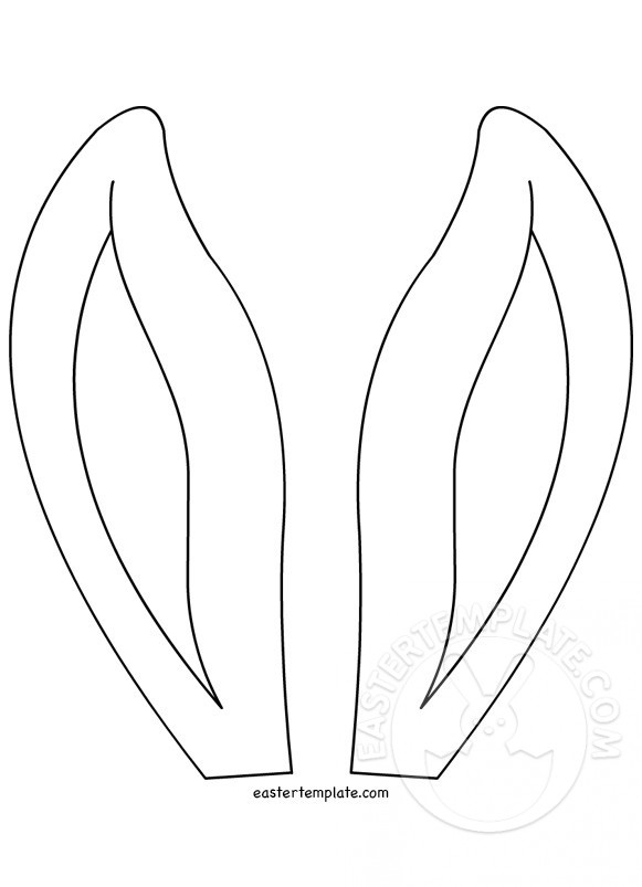 paper crafts for kids rabbit ears easter template