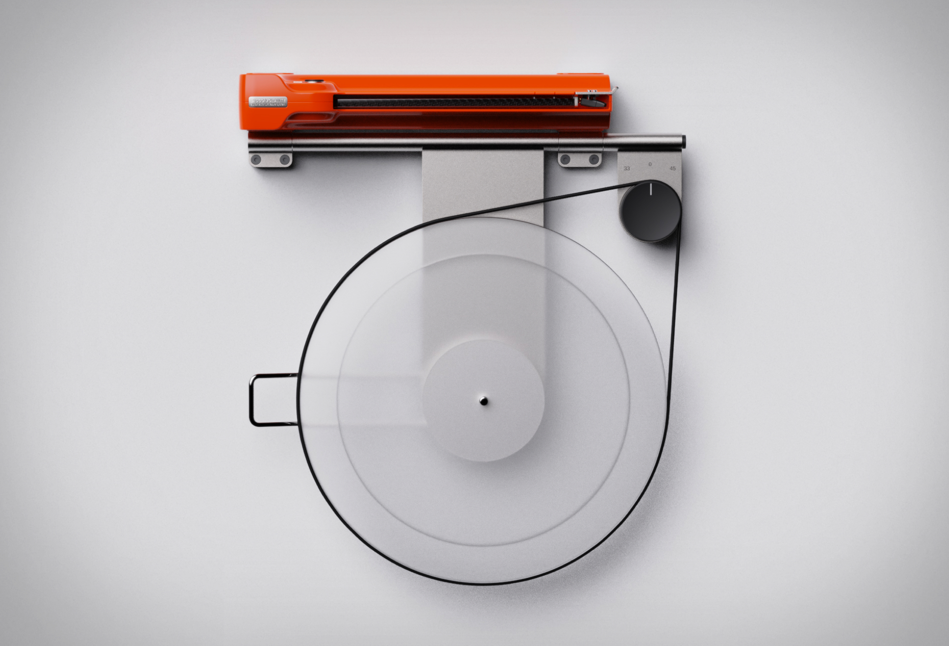 Disco Volante Wall-Mounted Turntable