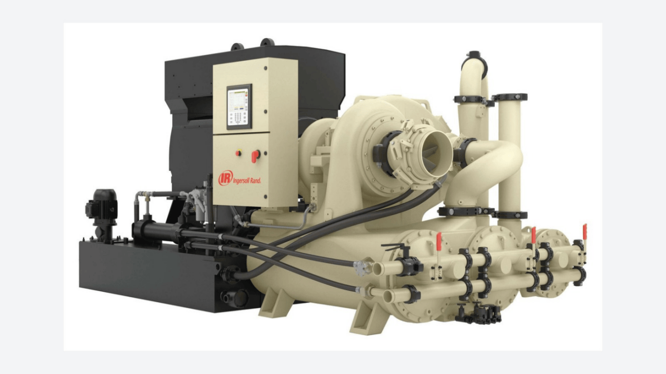 Ingersoll Rand MSG TURBO-AIR NX 5000 oil-free centrifugal air compressor shown in an official product image.