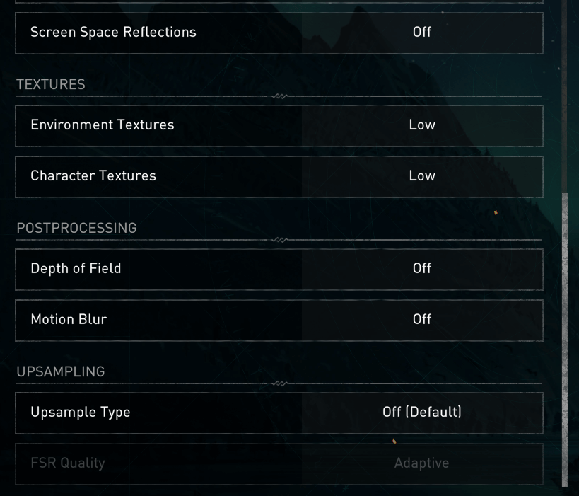 Assassins Creed Valhalla Low