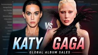 Lady Gaga vs Katy Perry | Album Sales Battle | 2008 - 2026