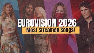 MOST STREAMED EUROVISION 2026 SONGS (SPOTIFY UPDATE )