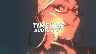 timeless (spedup/tiktok version) || the weeknd & playboi carti [ edit audio ] v2