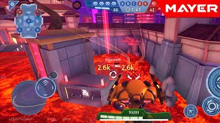 The floor is lava 🔥 Lancer & Disc Launcher 8 | Mech Arena: Robot Showdown