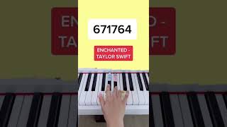 Enchanted - Taylor Swift (Piano Tutorial) #enchantedtaylorswift #taylorswiftenchanted #pianoshorts