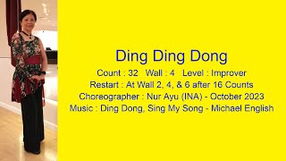 Ding Ding Dong Line Dance Walk Thru & Demo