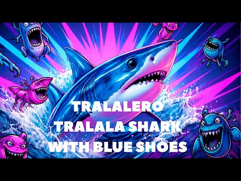 tralalero tralala shark with blue shoes (Brainrot Song)