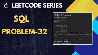 610. Triangle Judgement | LeetCode | Sql | TOP 50 QUESTIONS |  #sql #leetcodedailychallenge